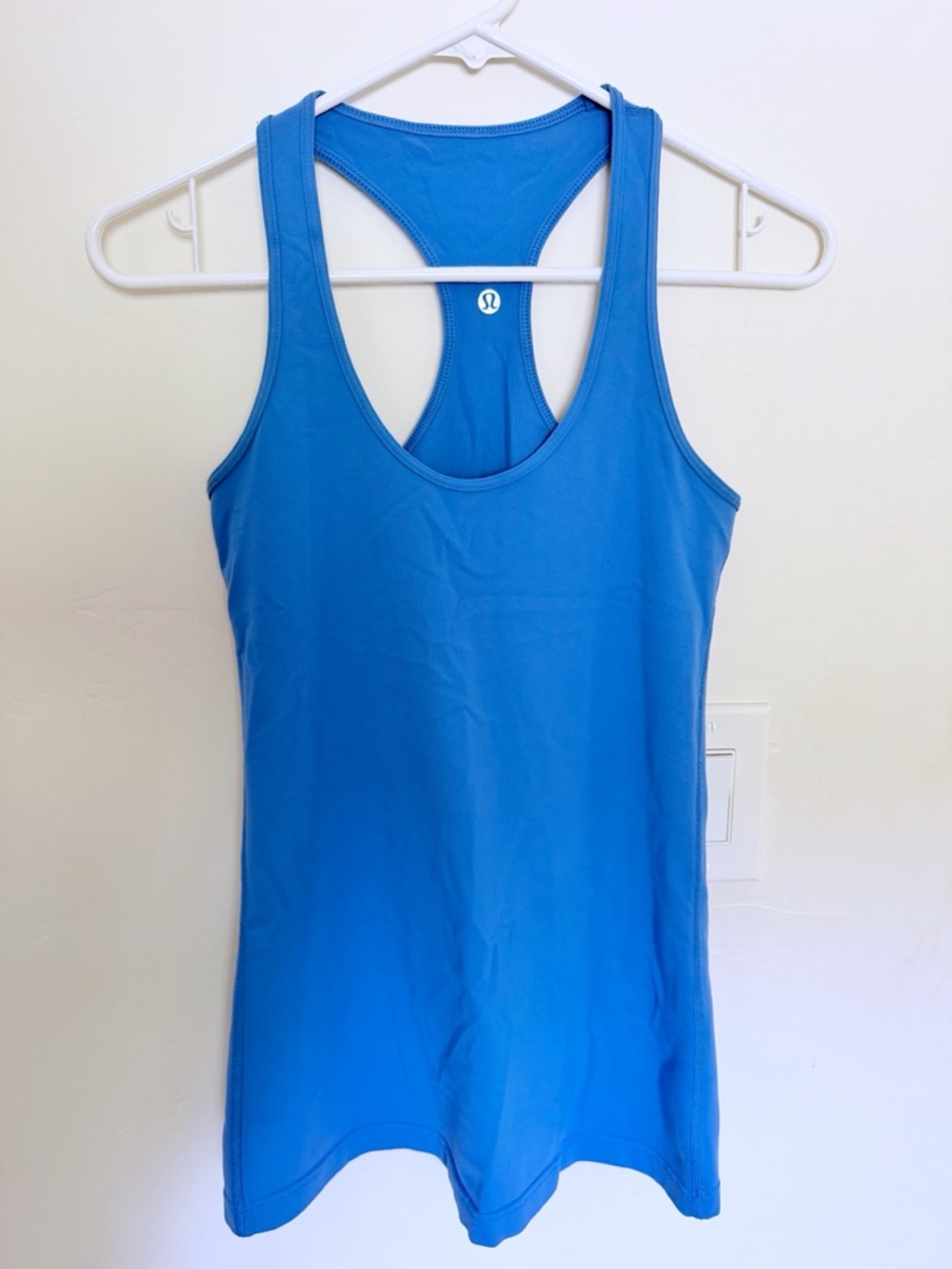 Lululemon Blue Racerback Workout Tank Top